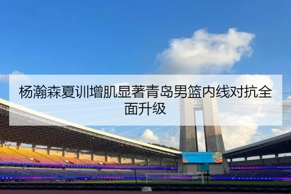 杨瀚森夏训增肌显著青岛男篮内线对抗全面升级 - BBSport